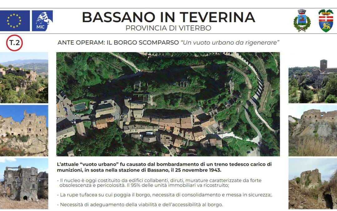 Progetto di Rigenerazione culturale e sociale del Comune di Bassano in Teverina
